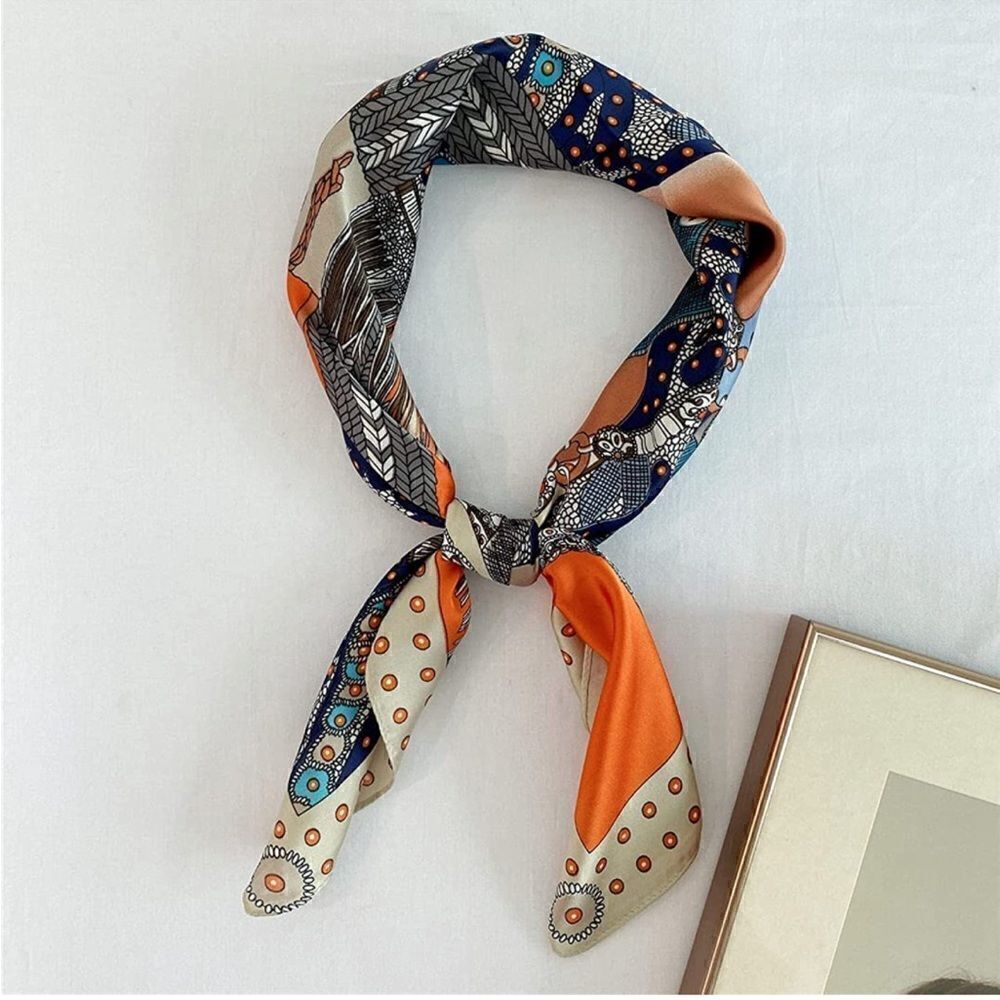 Horse Saddle Silky Scarf 